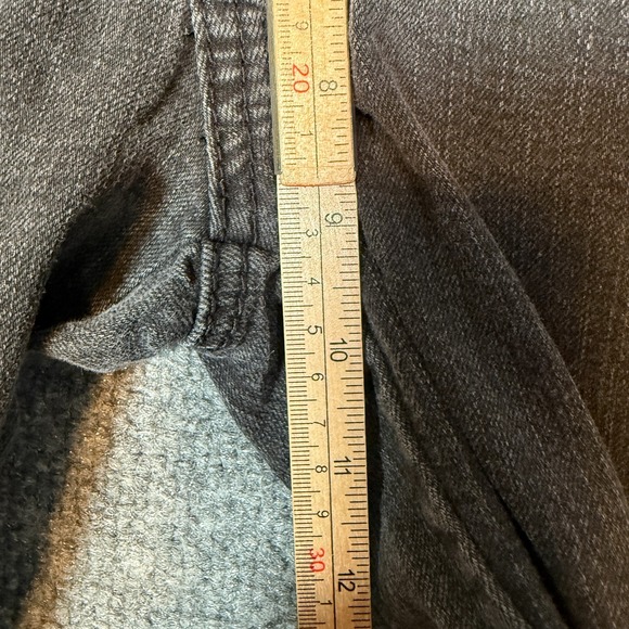 Hot Topic Jeans Womens 7 Black Punk Vtg Goth Y2K Chain Grunge Rings Grommet - Picture 5 of 12